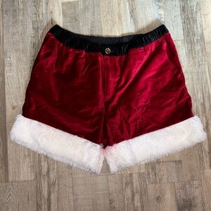 Chubbies red Christmas Santa Shorts